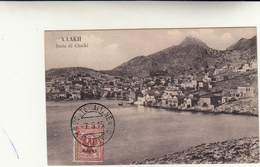 Cent. 2 Con Sovrastampa Karki E Timbro Poste Italiane Kalki, Su Cartolina Postale 07-05- 1915 Occ. Dodecanneso. - Aegean (Carchi)