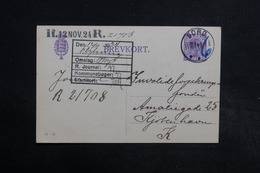 DANEMARK - Entier Postal De Soro En 1924 - L 32279 - Interi Postali