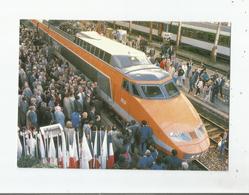 MONSIEUR JACQUES MEDECIN DEPUTE MAIRE DE NICE INAUGURE LA LIGNE TGV DIRECTE PARIS -NICE 4 AVRIL 1987 - Schienenverkehr - Bahnhof