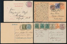 Deutsches Reich 54 Db Díjjegyes és Díjkiegészített Díjjegyes Kb 1924-ig / Germany ~54 PS-cards Mostly With Additional Fr - Otros & Sin Clasificación