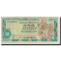 Billet, Rwanda, 1000 Francs, 1988, 1988-01-01, KM:21a, TTB - Rwanda