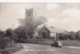 VOITURE,ROYAUME UNI,UNITED KINGDOM,angleterre,england,MADRON AND GULVAL PARISH CHURCHES,PAROISSE,CARTE PHOTO - Other & Unclassified