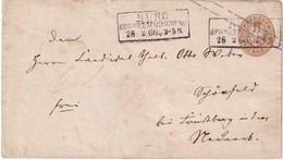 PREUSSEN  1866  ENTIER POSTAL/GANZSACHE/POSTAL STATIONERY   LETTRE DE BURG - Enteros Postales