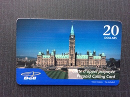 CARTE PRÉPAYÉE CANADA  *20$  Parlement Du Canada - Kanada