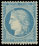 * SIEGE DE PARIS - 37   20c. Bleu, Bon Centrage, Frais, TB/TTB. Br - 1870 Assedio Di Parigi