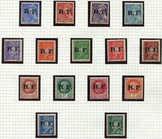 ** TIMBRES DE LIBERATION - LIGNY EN BARROIS 2/5, 9, 10/16, 17/18 Et 19 : TB - Liberazione