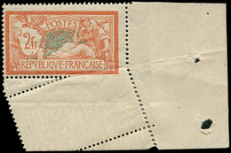 ** VARIETES - 145   Merson,  2f. Orange Et Vert-bleu, Cdf, Piquage OBLIQUE, TB - Neufs