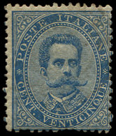 (*) ITALIE 36 : 25c. Bleu, Gomme Non Originale, TB - Storia Postale