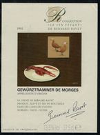 Etiquette De Vin // Morges, Le Vin Vivant De Bernard Ravet-Grand Chef De Cuisine - Professions