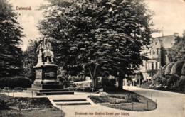 Detmold, Denkmal Des Grafen Ernst Zur Lippe, Feldpost 1916 - Detmold