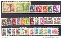 BRAZIL -  HANSEN  REVENUE STAMPS  - Complete Serie From 1 To 31 - Collections, Lots & Séries