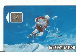 Telecarte Jeux Olympiques Hokey Sur Glace - Olympische Spiele