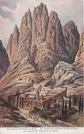 Perlberg Künstlerkarte Litho AK Sinai سيناء Katharinenkloster St Catherine دير سانت كاترين Palästina Palestine 766 20 - Perlberg, F.