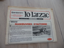 Journal Larzac Défense Du Larzac Gardarem  Lo Larzac N°28 Décembre 1977 - Languedoc-Roussillon