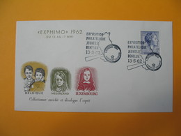 Luxembourg 1962  Grande-duchesse Charlotte - Exphimo 1962 - Maschinenstempel (EMA)