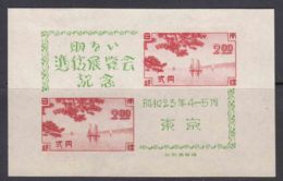 Japan 1948 Philatelic Exhibition In Tokyo Mi#Block 20 Mint Hinged - Nuevos