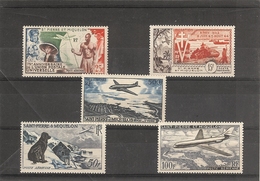 Saint Pierre Et Miquelon_ Poste Aérienne N°21/25 (1949/57 - Sonstige & Ohne Zuordnung