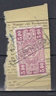 Fragment Met Stempel Nord Belge Dave Nord - Nord Belge