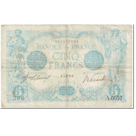 France, 5 Francs, Bleu, 1915, 1915-06-04, TB, Fayette:2.28, KM:70 - 5 F 1912-1917 ''Bleu''