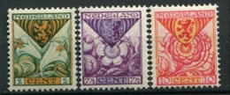 13386  PAYS-BAS  N°162/4 *  Série  Armoiries De Provinces   1925   TB - Unused Stamps