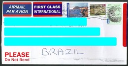 AUSTRALIA To Brazil Cover Sent In 2018? With 03 Stamps Koala GN 0158A - Lettres & Documents