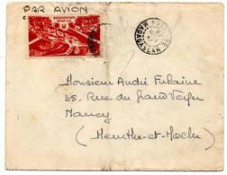 Lettre Par Avionde Nossi Bé (27.03.1947) Pour Nancy Via Tananarive - Lettres & Documents