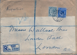 1934 , KENYA - UGANDA , SOBRE CERTIFICADO ENTRE NAIROBI Y LONDRES - Kenya & Uganda