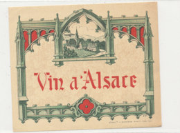 AN 461 / ETIQUETTE    VIN D'ALSACE - Riesling