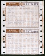 India Railway Platform ATVM Machine Ticket Traveling Tourism Used # 505B - Welt