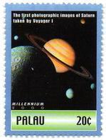 PALAU 1v MNH** First Photographic Images Of Saturn Taken By Voyager I - Space Exploration Astronomy - Espace - Oceania