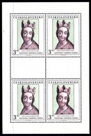 CZECHOSLOVAKIA 1980 National Gallery Paintings 3 Kc. Sheetlet MNH / **.  Michel 2592 Kb - Blocks & Kleinbögen