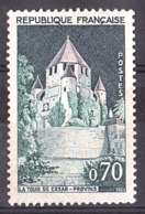 N° 1392Aa - Toits Gris - Tour De César à Provins - Neuf (*) - Neufs