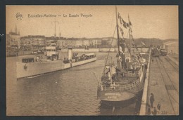 +++ CPA - BRUSSEL - BRUXELLES - Maritime - Le Bassin Vergote - Bateau     // - Transport (sea) - Harbour