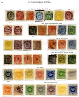 PORTUGUESE INDIA 1871-1934 Collection Of Either M Or U Complete (for The Leaves NO DUES) Incl. 1871-77 To 900r, Many Sur - Other & Unclassified