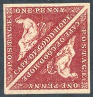 1863-64 1d Deep Carmine Red, Fresh M, SG.18. Cat. £650+. (2) - Otros & Sin Clasificación