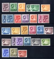 1938 Defin Set, M (excl. 75c Deep Slate Lilac), SG.138/149, 1952 Set M, 1954 Set To 1r FU. (57) Cat. £620 - Autres & Non Classés