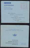 New Zealand 1968 Meter Aerogramme Airletter AUKLAND To NEW YORK USA - Lettres & Documents