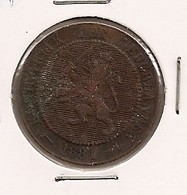 HOLANDA PAYS BAS NETHERLANDS 2,5 CENTS 1881 RARE 214 - 1849-1890 : Willem III