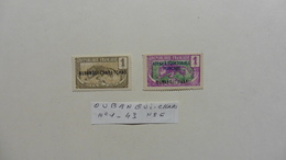 France (ex-colonies & Protectorats) > Oubangui :2 Timbres Neufs  Sans Gomme - Used Stamps