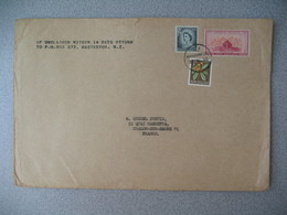 Nouvelle-Zélande Manga Mai1957  Lettre  pour La France - New Zealand Cover Timbre Fleur Reine Queen - Storia Postale