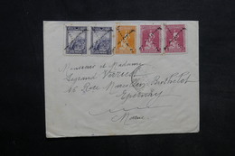 TURQUIE - Enveloppe Pour La France En 1929 , Affranchissement Plaisant , Annulation En Croix - L 34037 - Brieven En Documenten