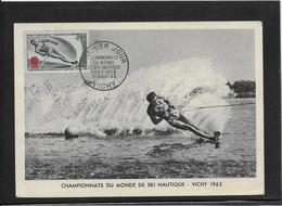 Thème Ski Nautique - Jeux Olympiques - Sports - Carte Maximum - Water-skiing