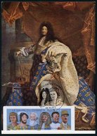 FRANCE (2012) - Carte Maximum Card - ATM LISA - Salon Timbre - Louis XIV (Roi, King, Rey) - 2010-2019