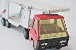 Gozan Toys, Coloso Car Transport Truc , Made In Spain, 1970's *** 37 Cm (style Tonka) - Dinky