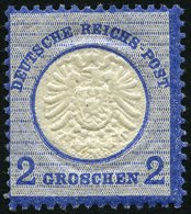 Dt. Reich 20 **, 1872, 2 Gr. Ultramarin, Postfrisch, Pracht, Mi. 100.- - Used Stamps