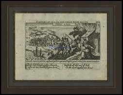 IRAN: Hormus, Gesamtansicht, Kupferstich Von Meisner Um 1678 - Lithographies