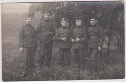 Allemagne Fort Blucher Carte Photo Militaires 1919 - Wesel