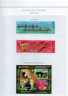 ONU Ginevra - Collezione Completa 1969/2017 Con Foglietti, Carnet, Fogli Personalizzati - Album Marini - Collezioni & Lotti
