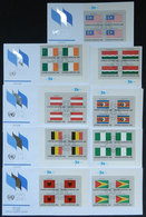 UNITED NATIONS: 1980 To 1985: Lot Of First Day Covers Of The FLAG Issues Of The Member States, All Of Excellent Quality! - Collections, Lots & Series