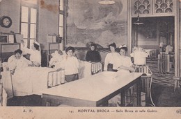 PARIS XIII° . Hôpital Broca . Salle Broca Et Salle Guérin ( Belle Animation) - Health, Hospitals